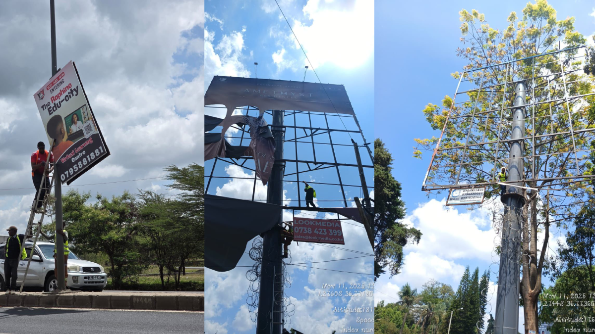 City Hall sweeps out 275 illegal billboards in tough city-wide crackdown