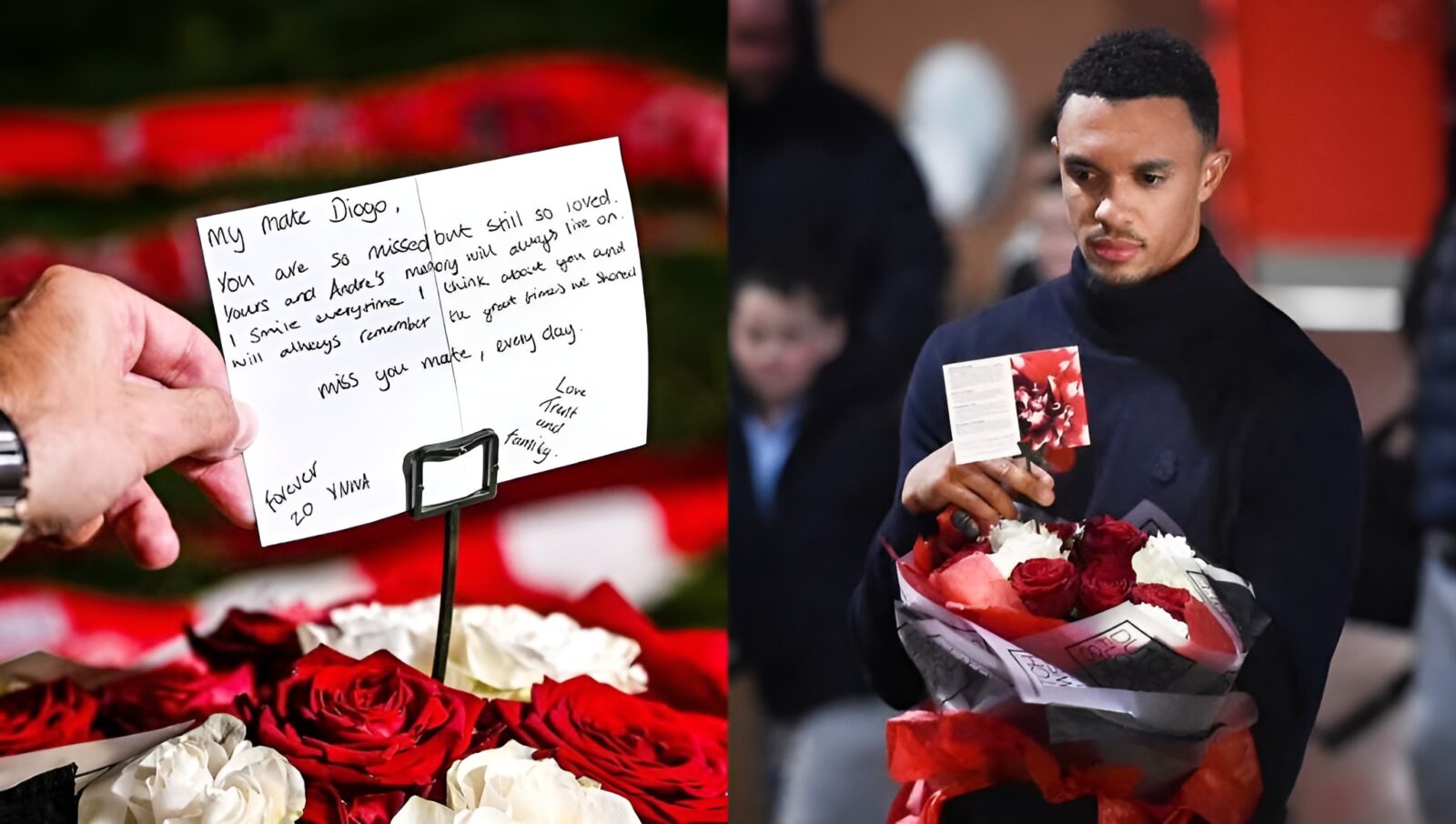 Alexander-Arnold leads emotional Madrid homage to Jota at Anfield