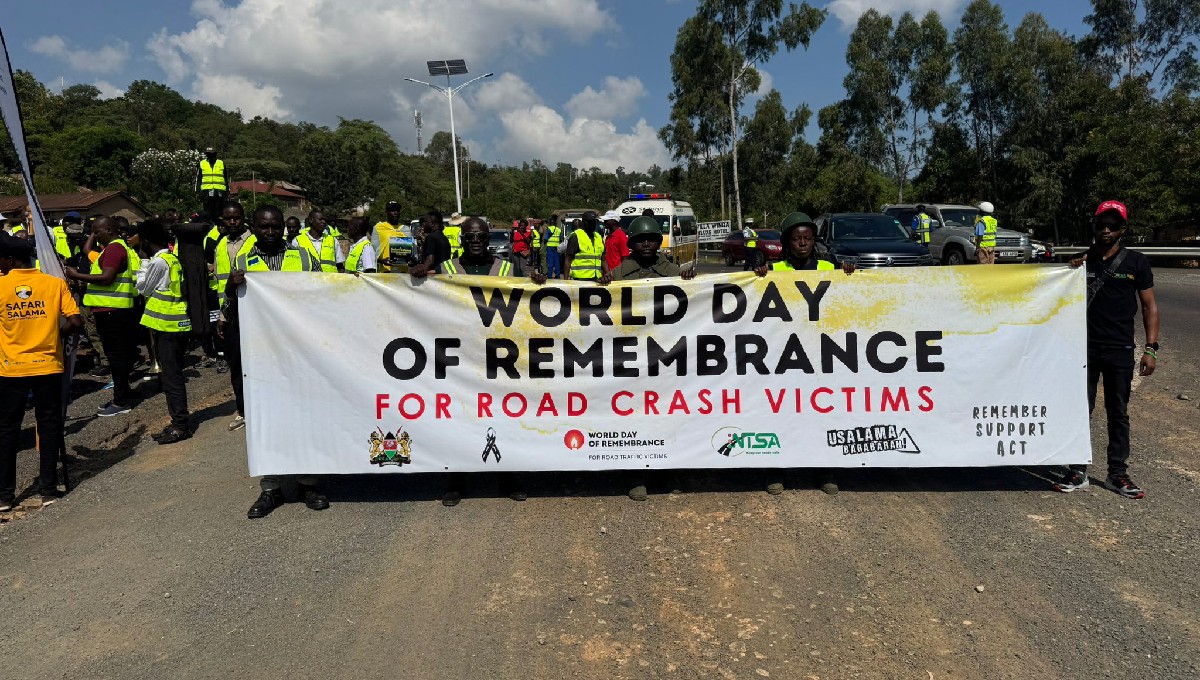 Kenya observes World Day of Remembrance for Road Traffic Victims
