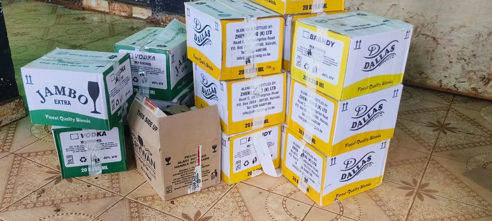 One arrested as NACADA seizes over 250 crates of illicit alcohol in Mosoriot raid, CEO issues stern warning as schools break