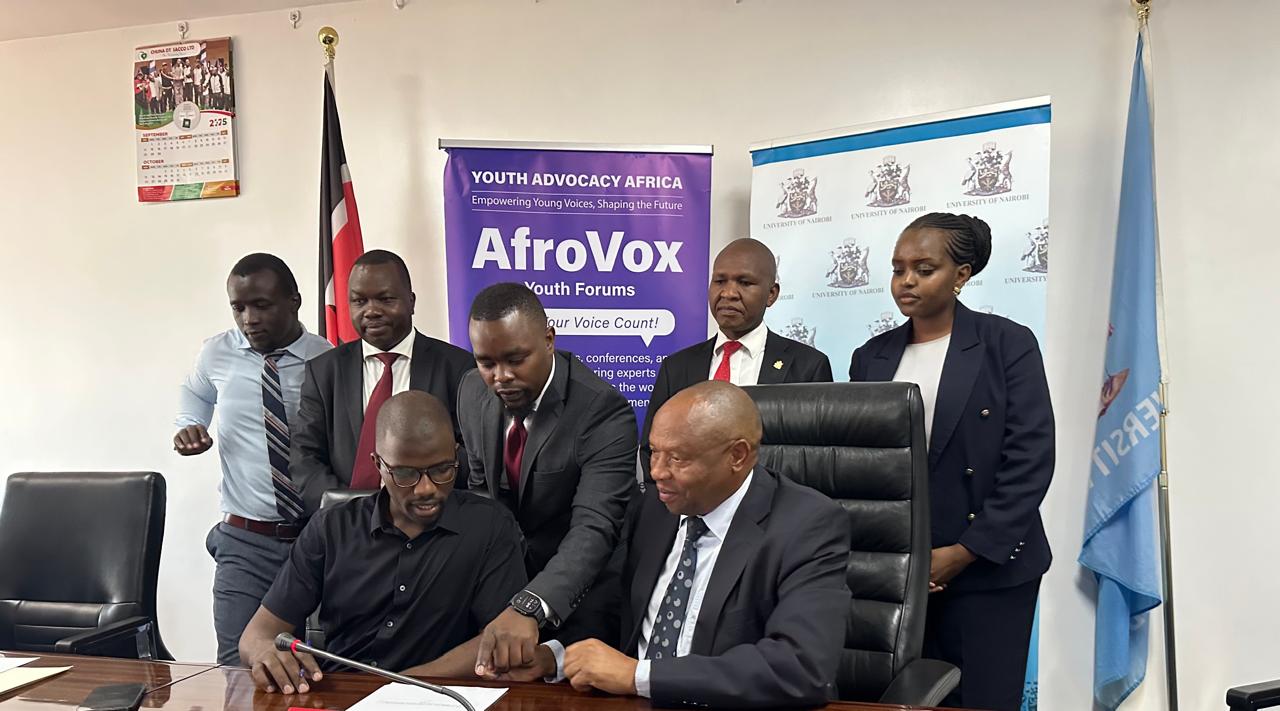Youth Advocacy Africa, University of Nairobi Seal Partnership to Launch AfroVox Forums