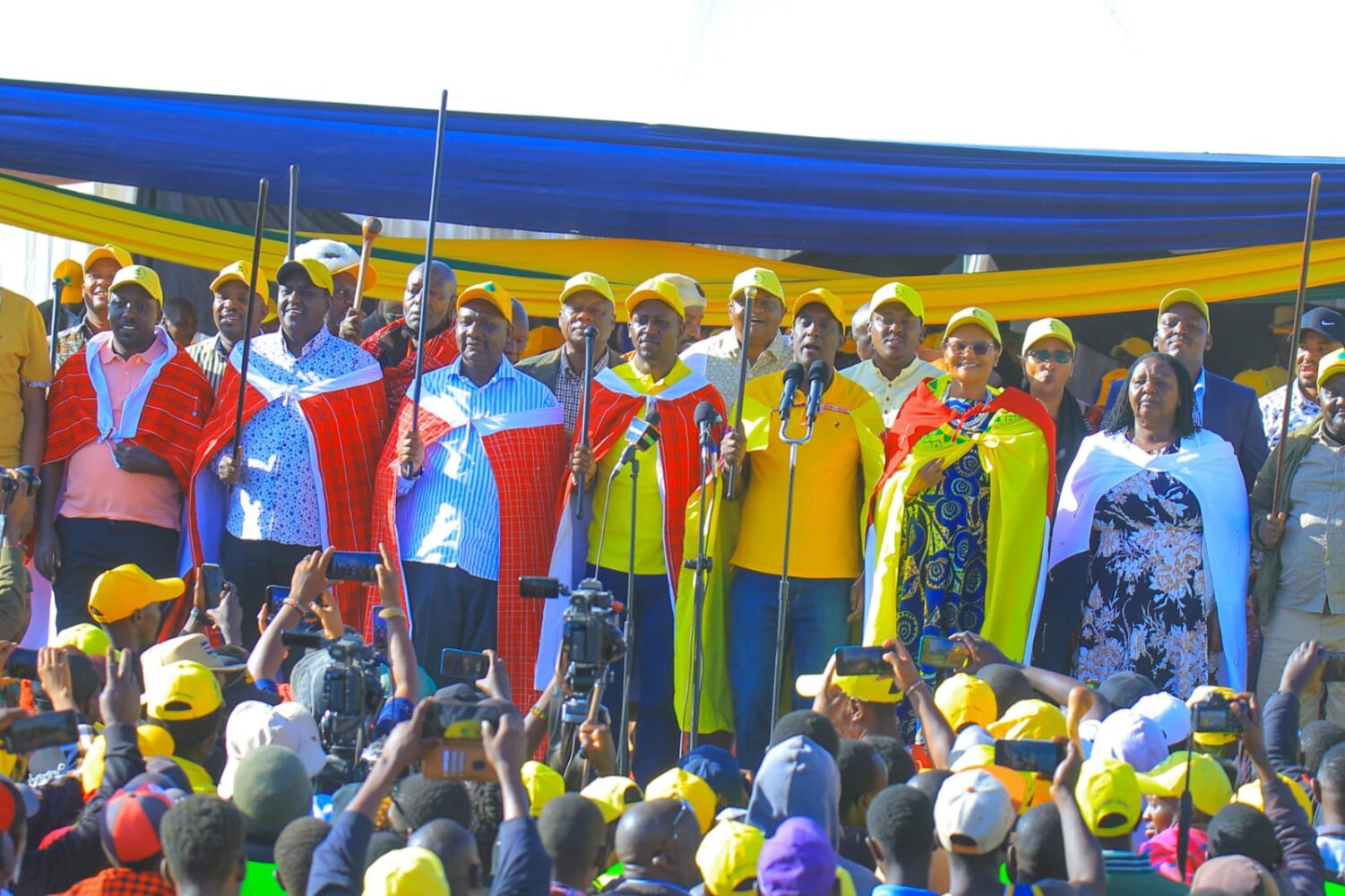 In photos: Show of unity as all elected UDA leaders converge at home of Robert Kudate