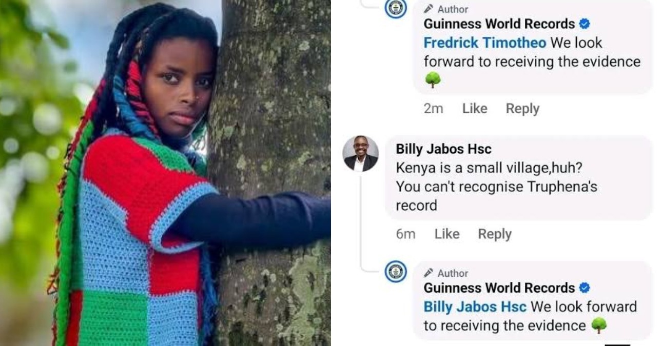 Guinness World Records says it is awaiting proof for Truphena Muthoni’s 72-hour tree-hugging feat
