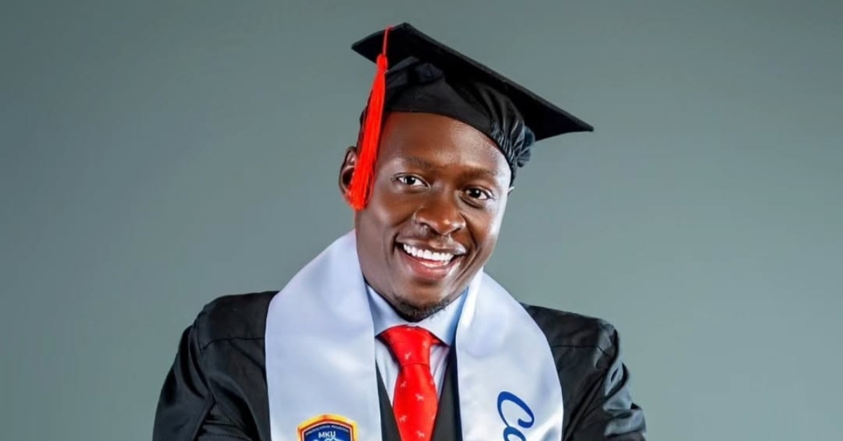OGA Obinna graduates with a First Class Honours from MKU