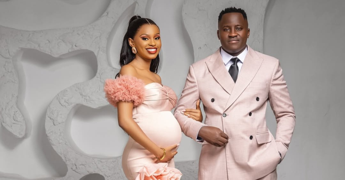 Nicholas Kioko and Wambo Ashley say they’re expecting a baby girl in a grand helicopter moment