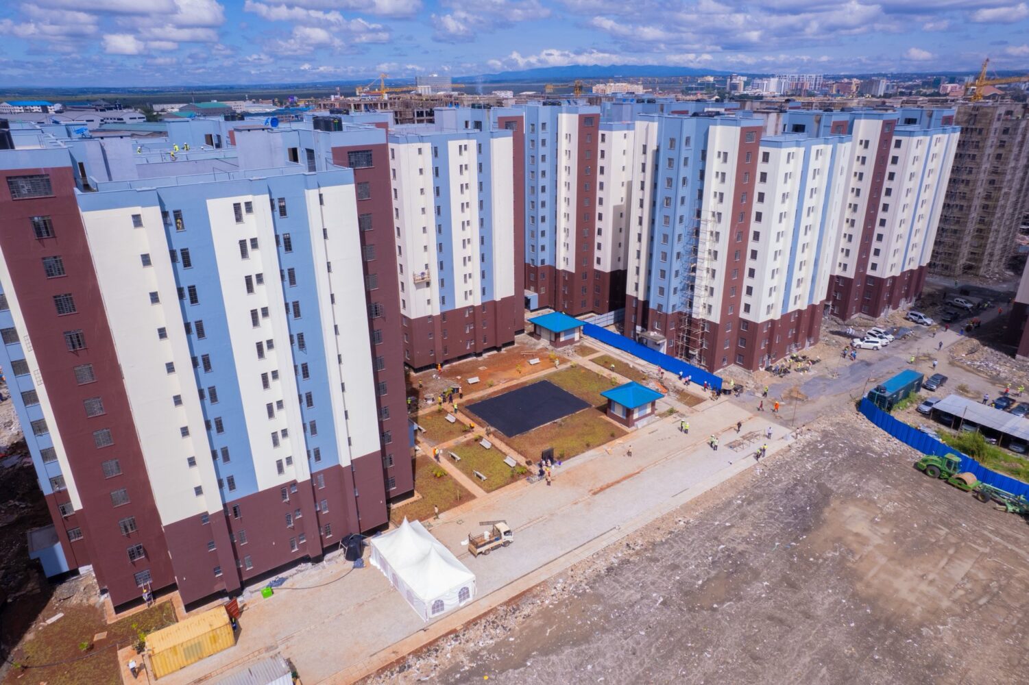 President Ruto hands over keys to 4,500 new home owners at Mukuru Affordable Housing Estate