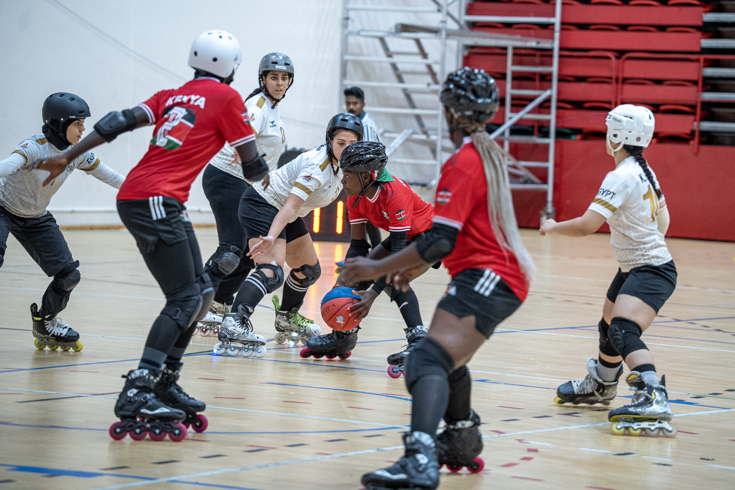 Kenya men and women storm to the semifinals at the Roll Ball World Cup