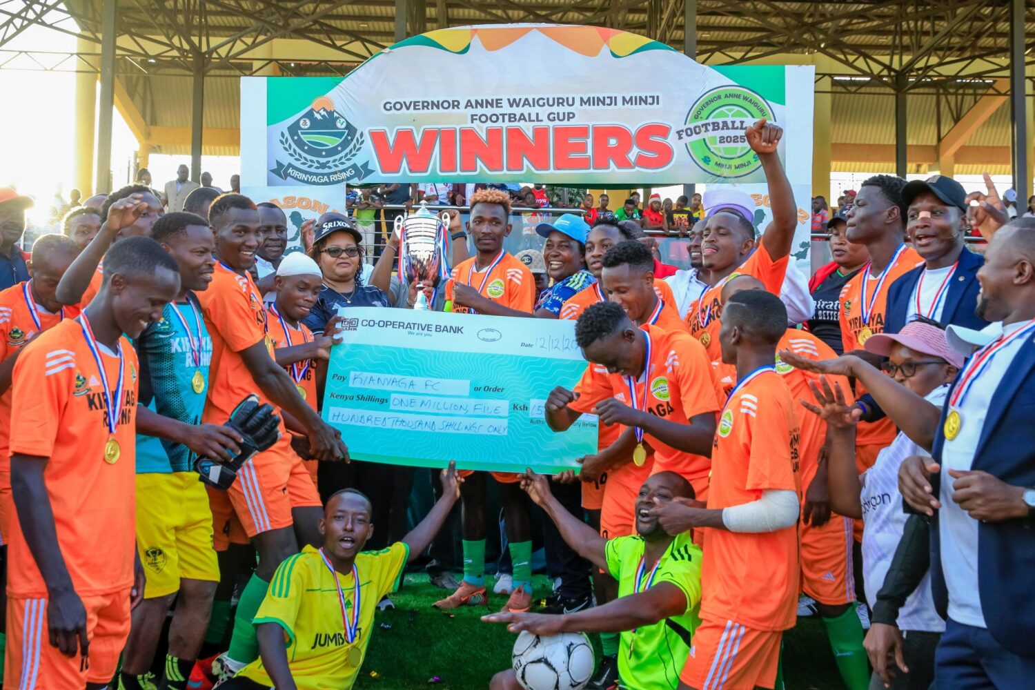 Kianyaga Rising FC clinch Waiguru’s KSh1.5 million football tournament title