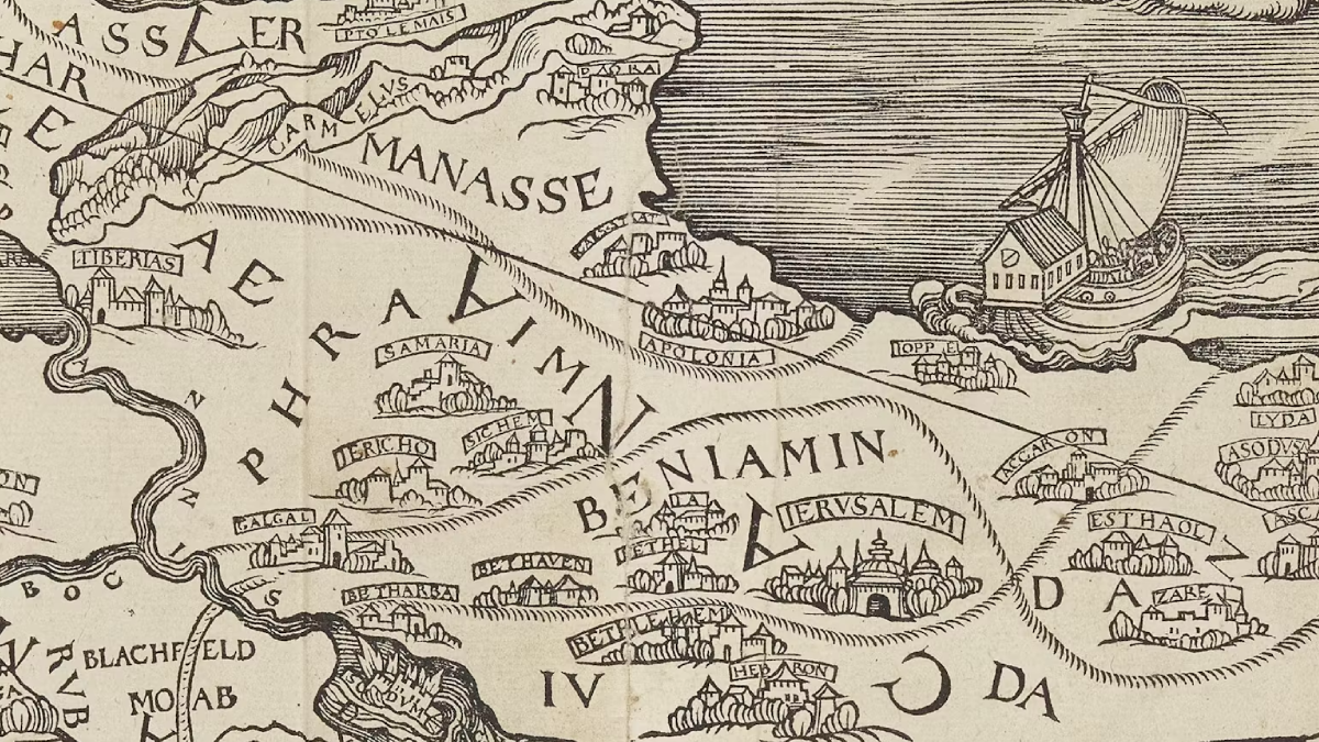 How the first Bible to include a map helped spread the idea of countries with borders