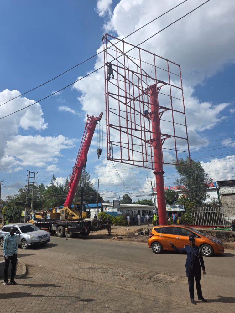 County targets Lang’ata Road in fresh crackdown on illegal billboards
