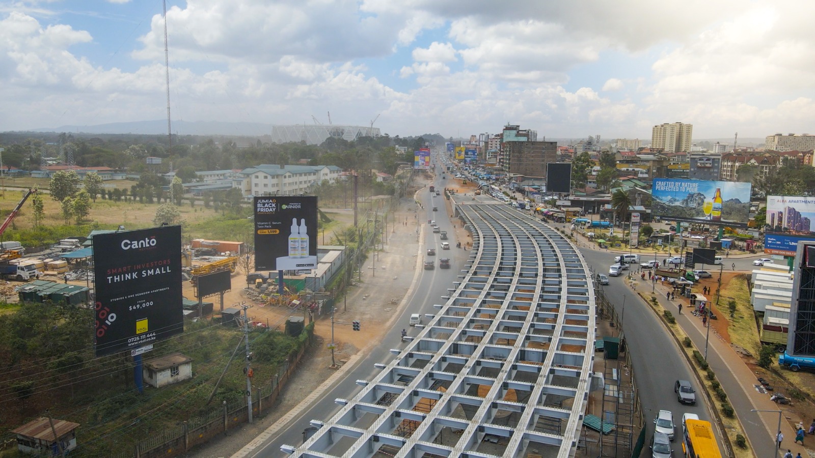 Expansion of Ngong Road now 90 per cent complete