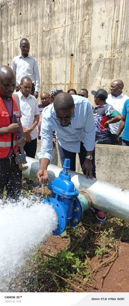After 10 years dry, water returns to Onyonka, Royal Park as Sakaja commissions Lang’ata pipeline