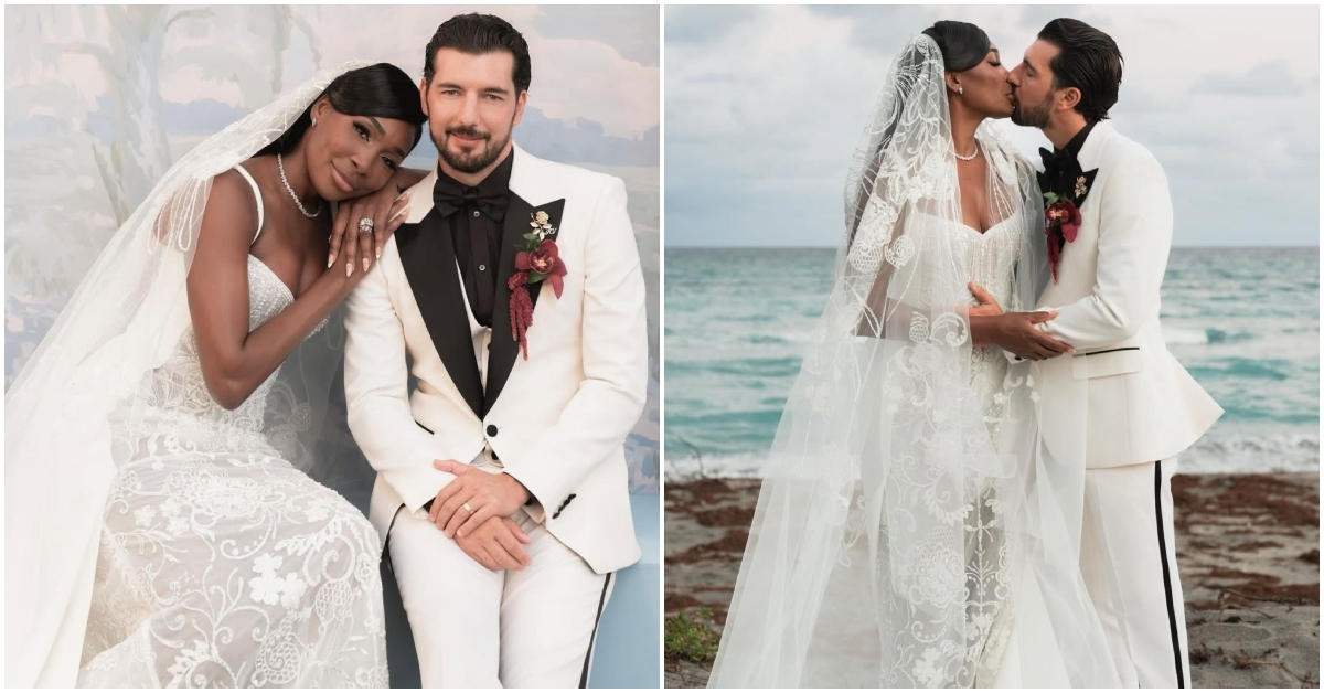 Tennis legend Venus Williams marries Andrea Preti in a fairytale celebration
