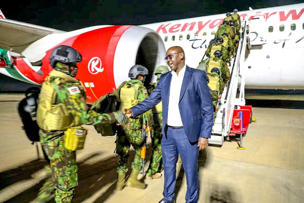 Kenya’s 5th contingent of police officers arrives in Haiti to fight criminal gangs