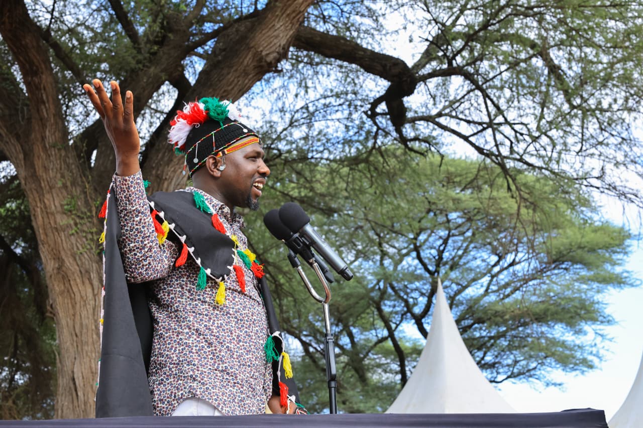 CS Murkomen praises Tiaty residents for voluntary surrender of illegal firearms