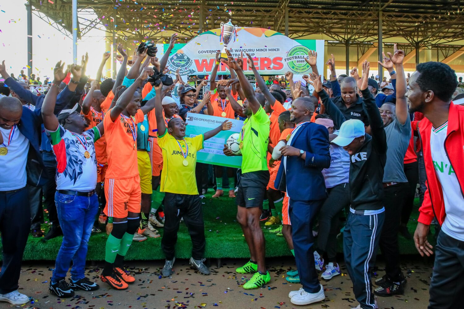 Kianyaga Rising FC crowned winner of Governor Waiguru’s KSh1.5 million grand prize football tournament