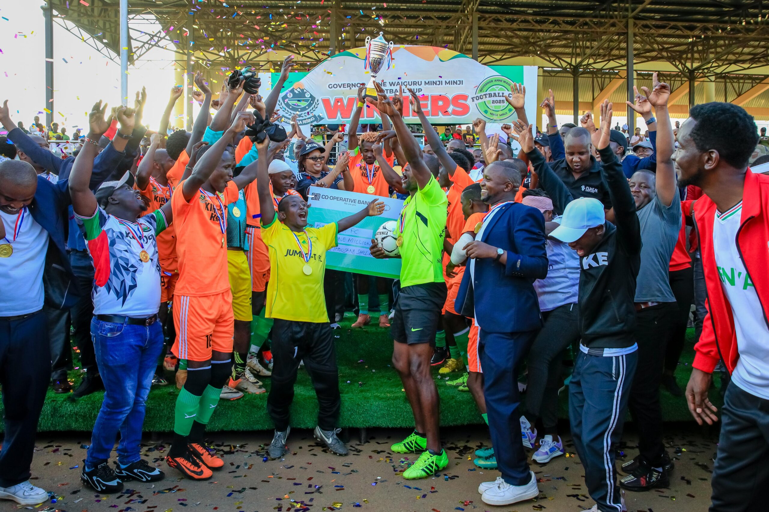 Kianyaga Rising FC crowned winner of Governor Waiguru’s KSh1.5 million grand prize football tournament