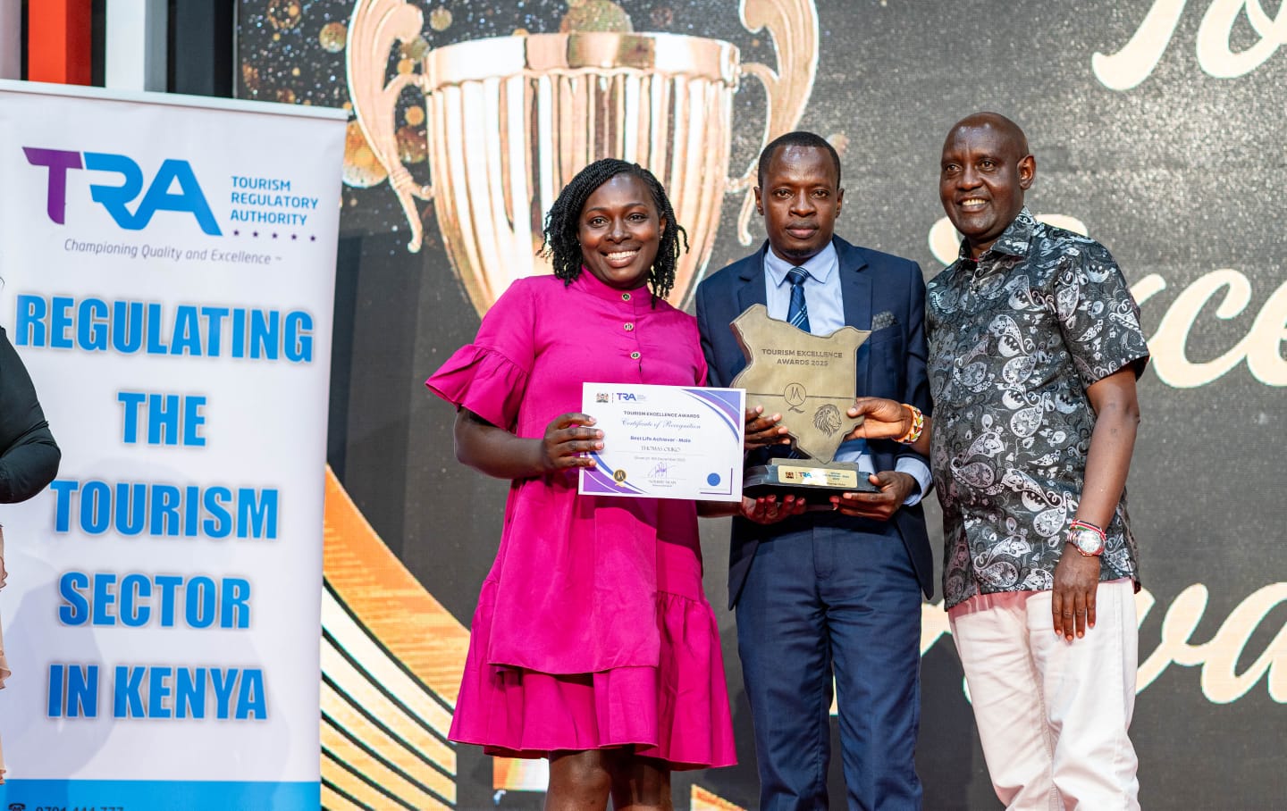 Thomas Ouko honoured with Kenya’s highest tourism award