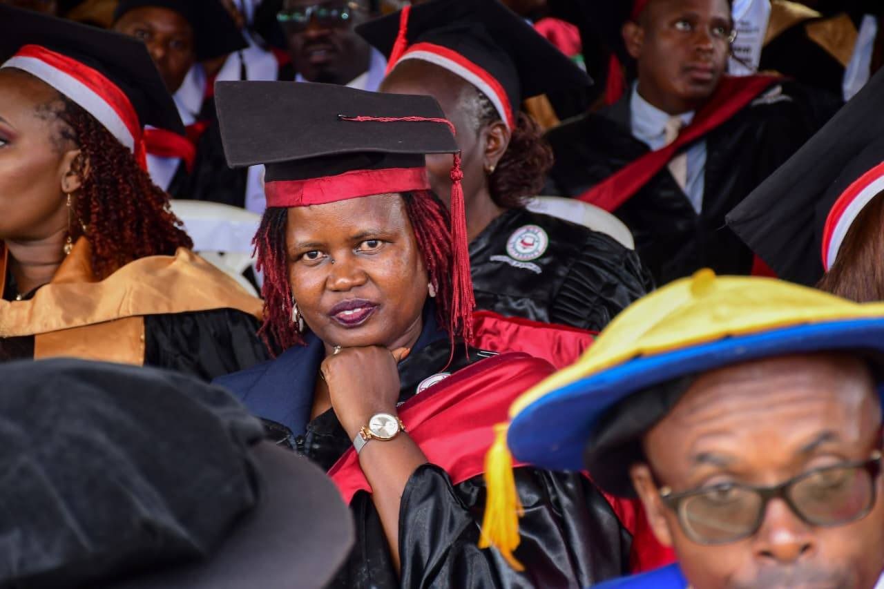 Photos: MP Oscar Sudi over the moon as wife graduates with Master’s Degree