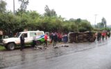 One person dead, several others injured in bus accident along Kisii–Keroka road