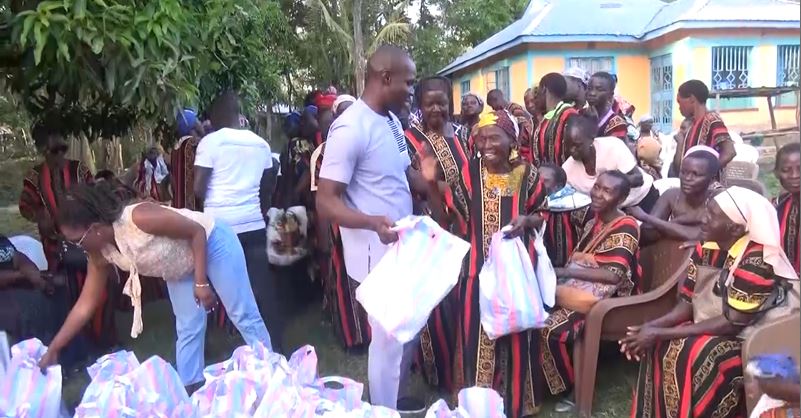 Over 400 widows in East Asembo receive food donations for Christmas