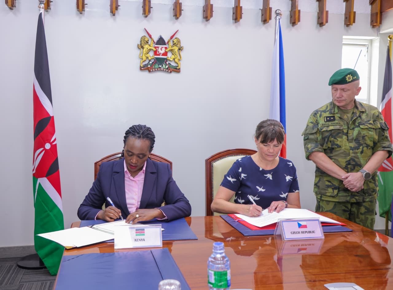 Kenya and Czech Republic sign defence pact to bolster military capacity