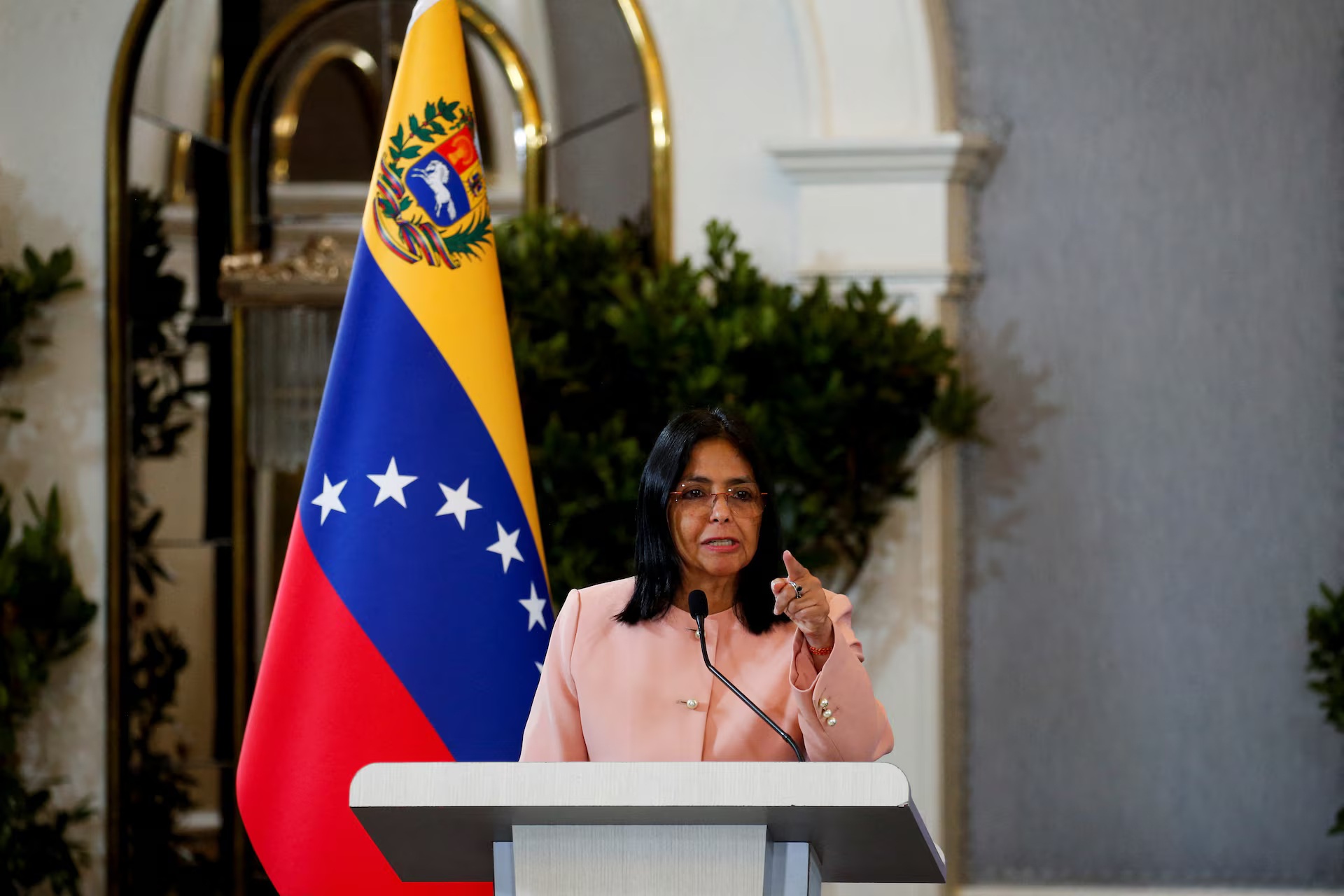 Delcy Rodriguez Departs UN General Assembly Empty-Handed