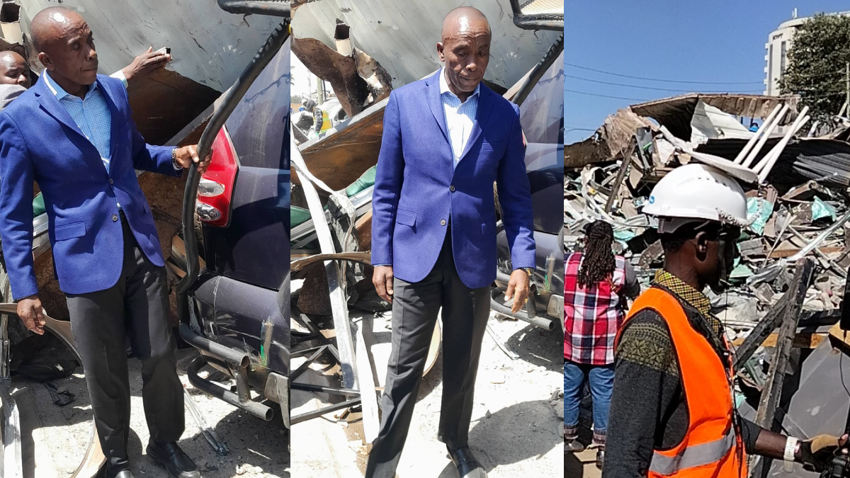 “It is all politics!” – Wamatangi speaks after his businesses near Nyayo Stadium demolished