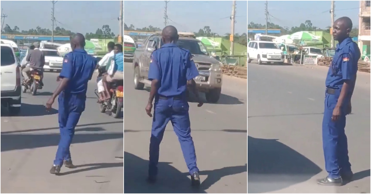 Concern after video shows uniformed police officer appearing drunk in Homa Bay