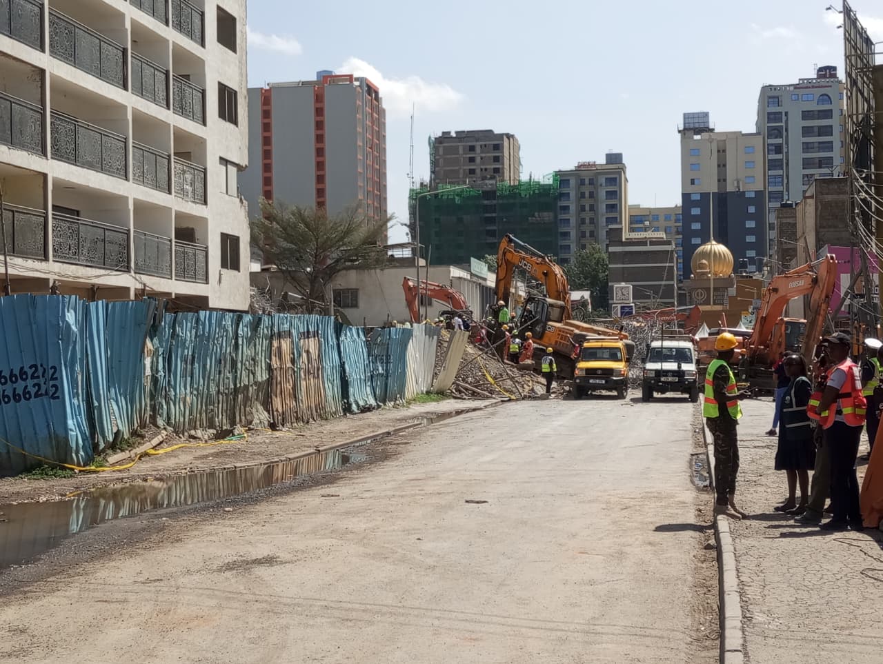 One body recovered from collapsed South C building; One still missing