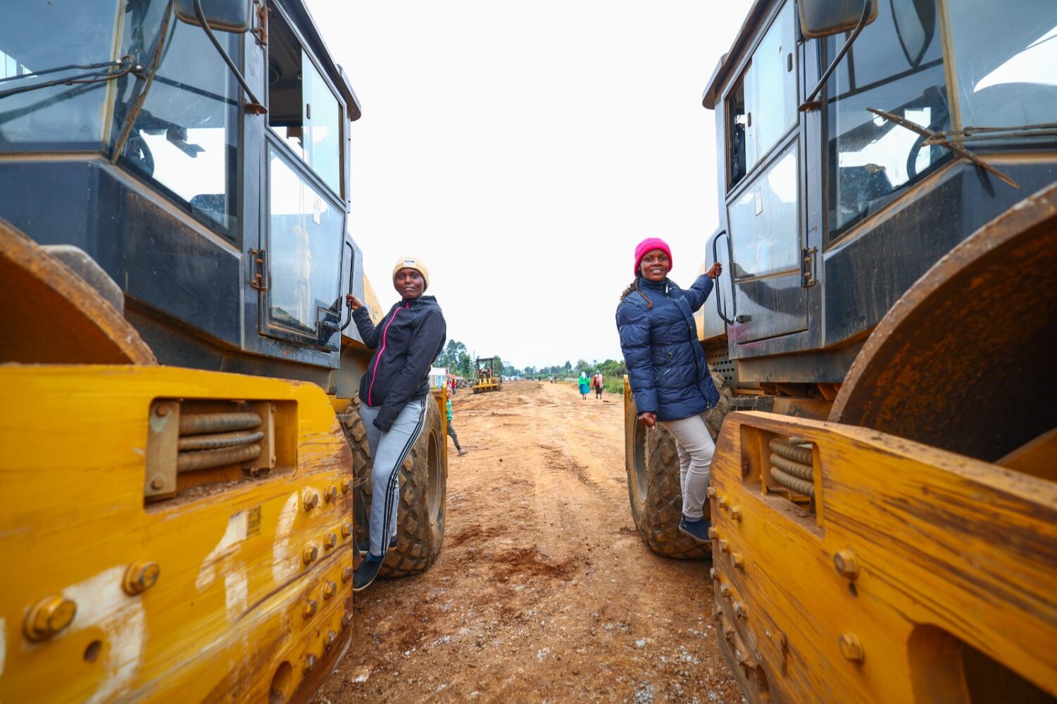Women break barriers as they work on the Sagana-Karatina–Marua road