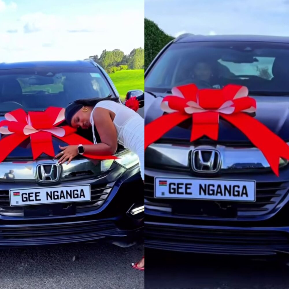 Gee Nganga gifts herself a new car on her birthday