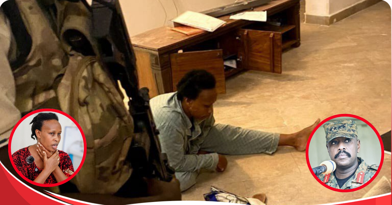 Uganda’s military chief Muhoozi Kainerugaba sparks outrage by sharing photo of Bobi Wine’s wife during alleged raid