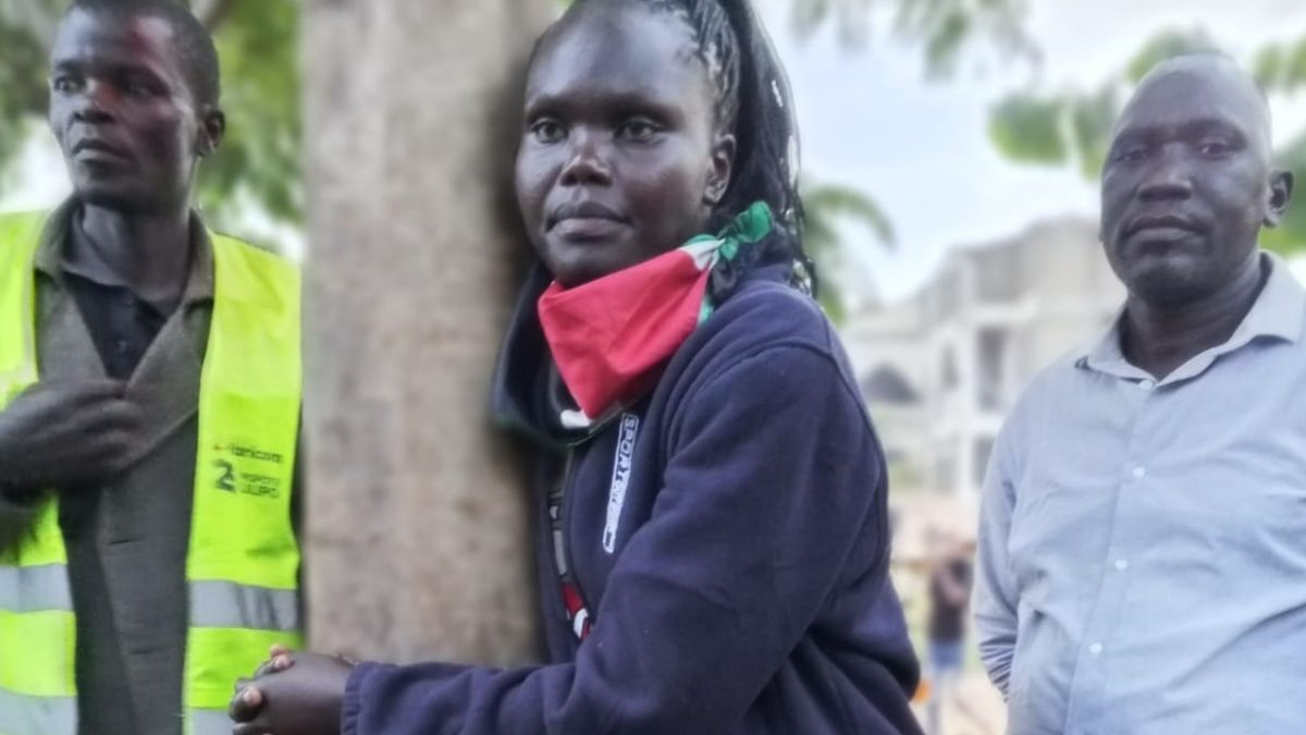 Bungoma woman begins 74-hour tree-hugging challenge against corruption