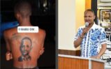 Babu Owino hunts for loyal fan who tattooed his face on back, promises a reward