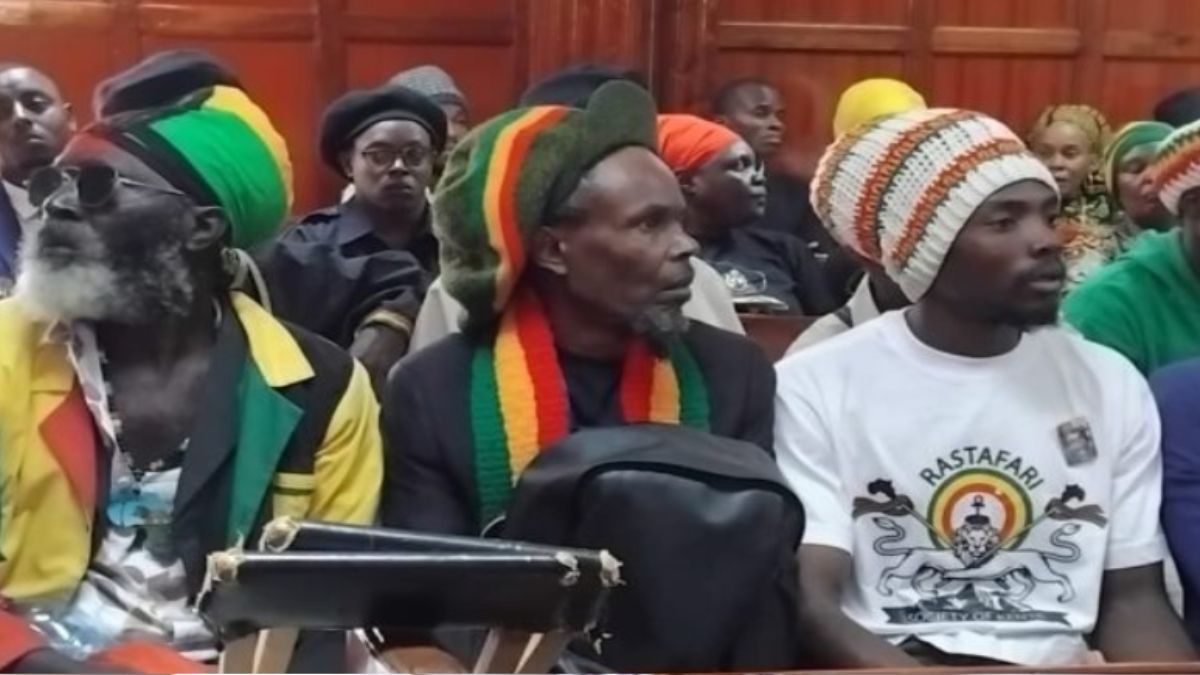 Security guards prevent Rastafarians from entering court with bhang seeds in Nairobi