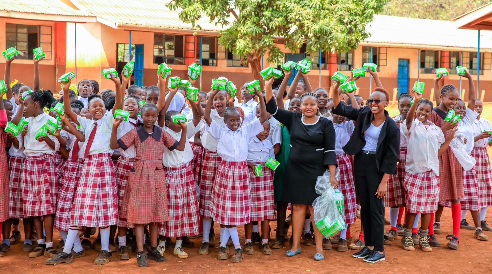 Waiguru rolls out massive sanitary pads drive aimed at keeping girls in school; over 3,000 girls benefit