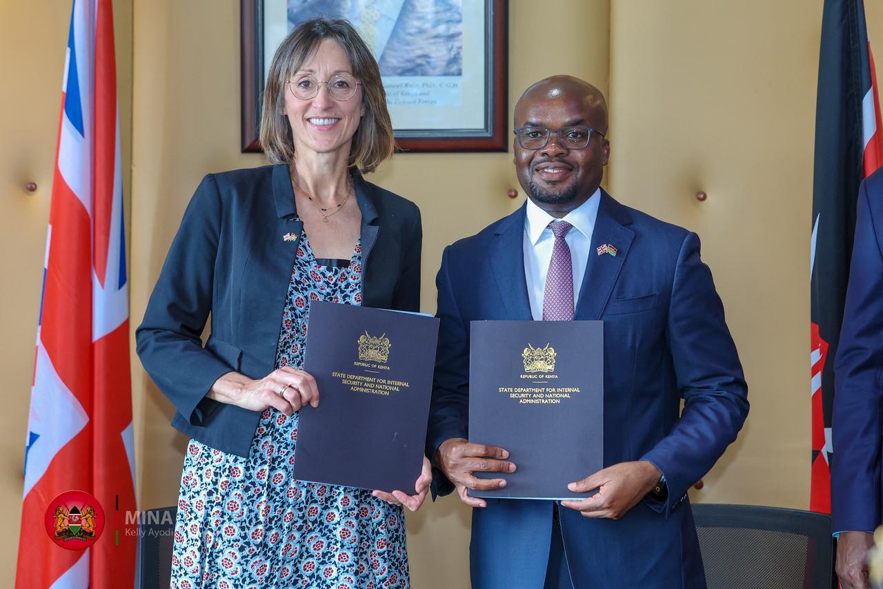 Kenya and UK sign MoU to strengthen border security cooperation and stability in the borderlands