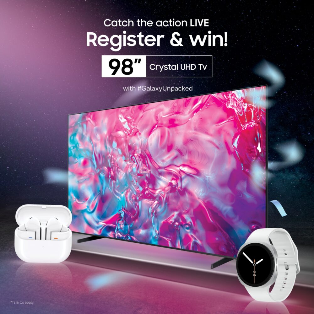 Samsung invites fans to join the #GalaxyUnpacked watch party and win big