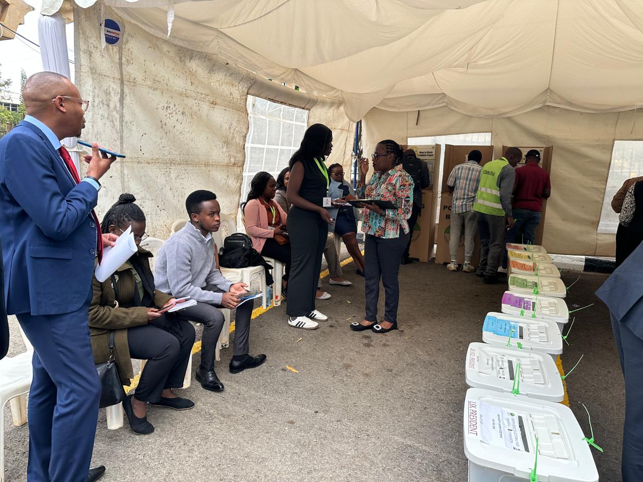 Lawyers turn up to elect new leaders in the ongoing Law Society of Kenya elections