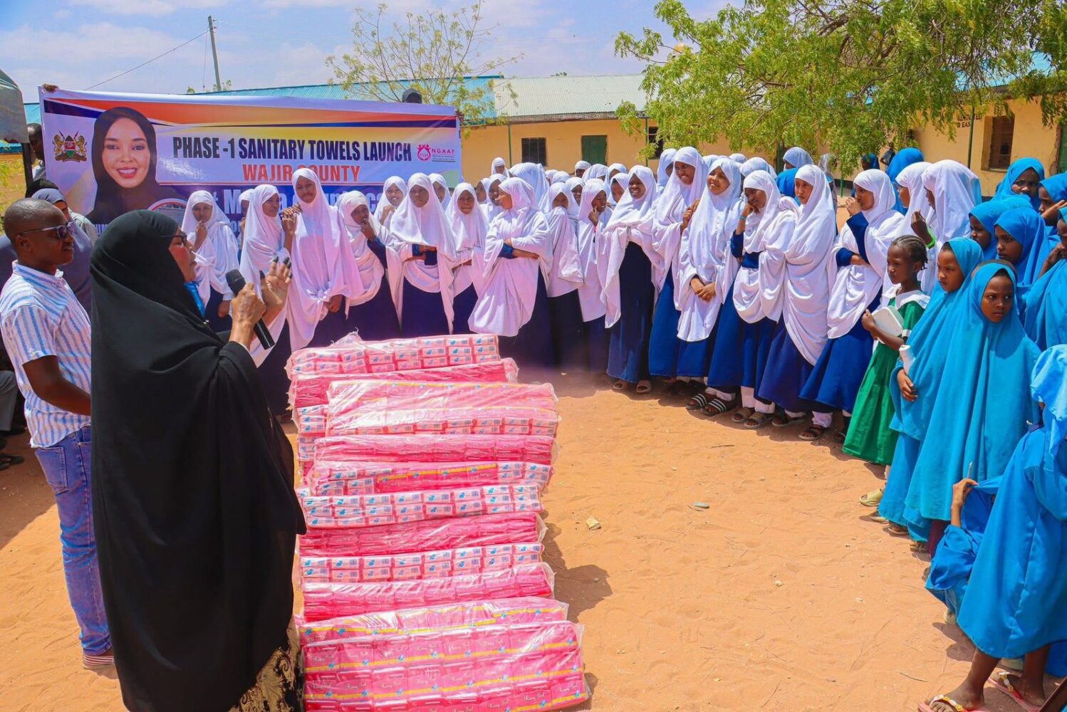 Wajir County MP rolls out dignity kits to keep girls in school