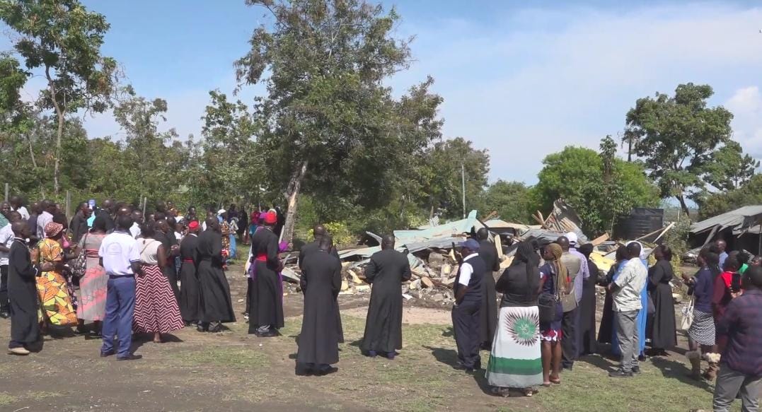 ACK Mbita Church demolished in alleged land Fraud, faithfuls left stranded [PHOTOS]