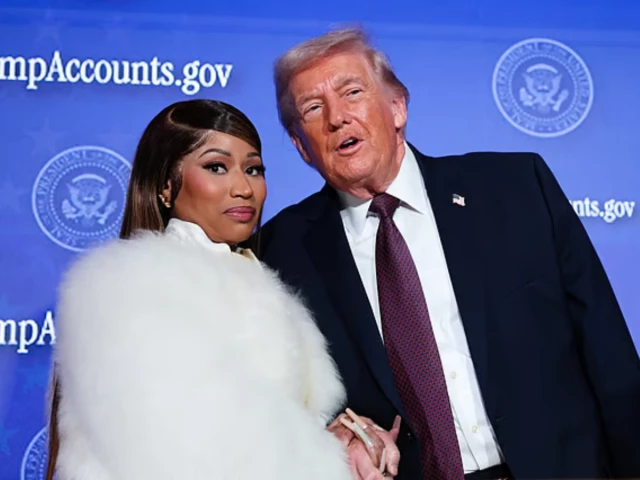 Trump praises Nicki Minaj’s beauty during White House Black History Month reception