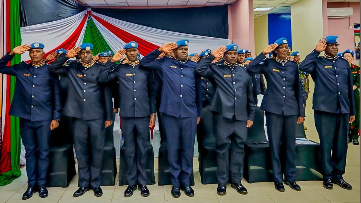 Kenyan police peacekeepers awarded UN medals in South Sudan