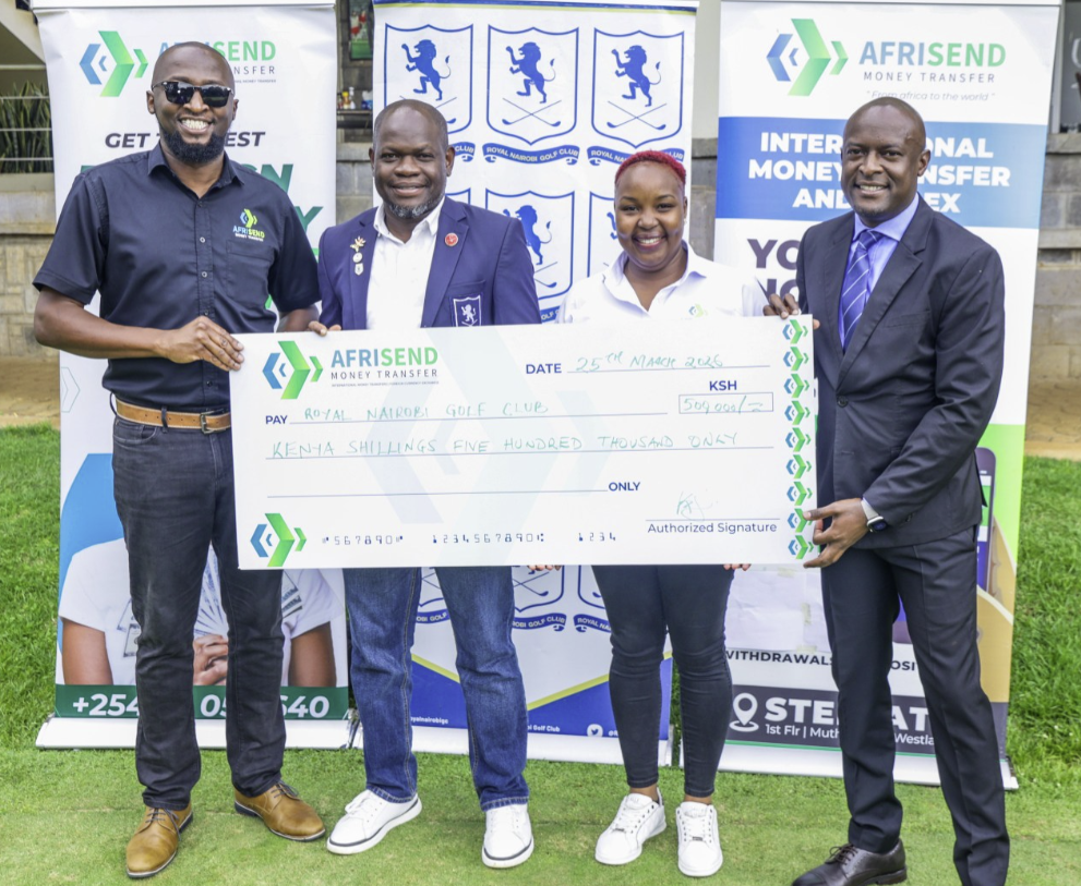 Afrisend announces KSh500,000 sponsorship for the 101st Tannahill Shield Golf Tournament