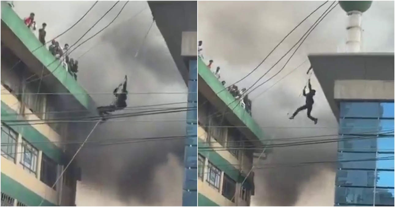 Massive fire guts Yare Plaza in Eastleigh, several injured