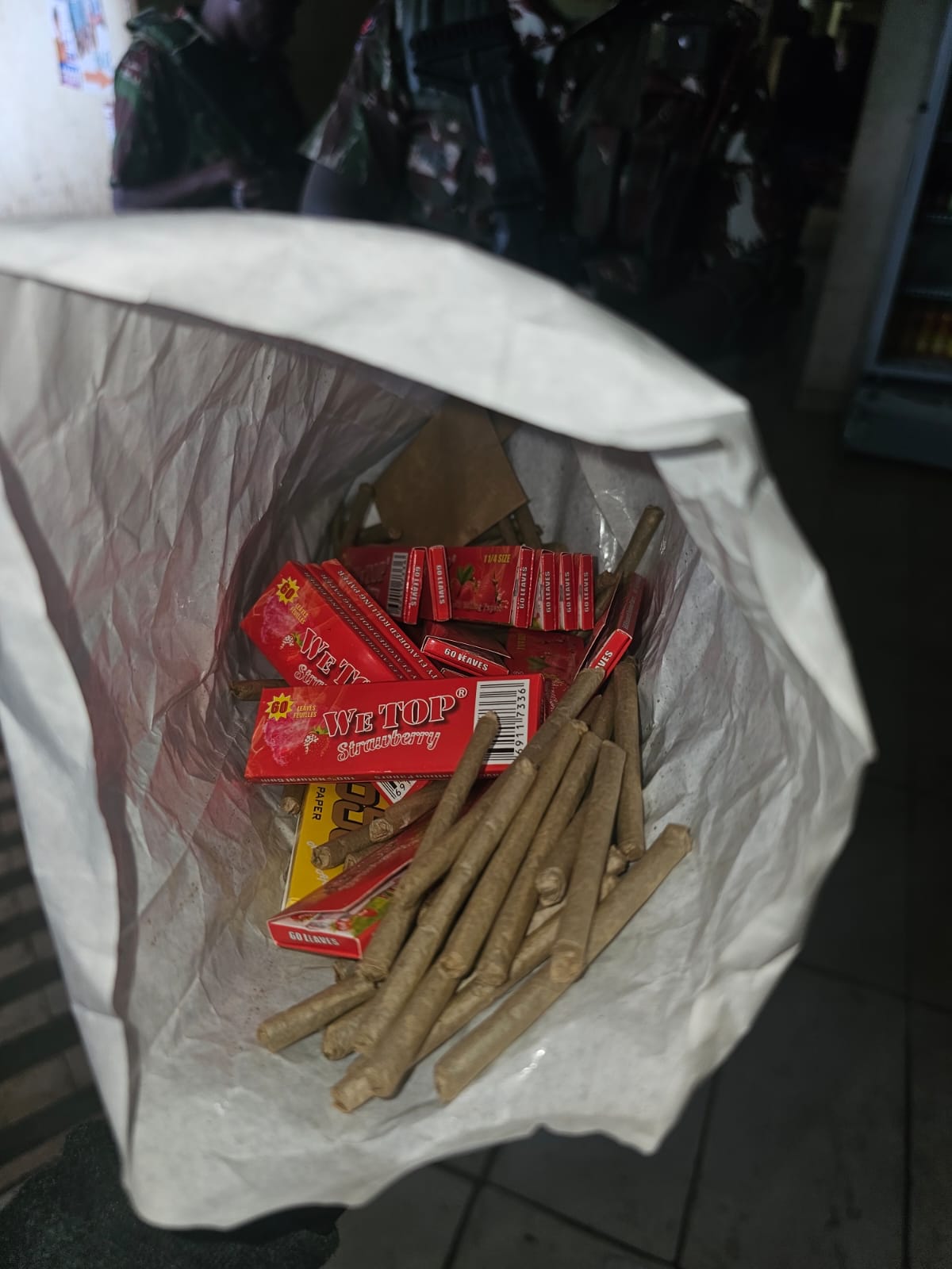 Three arrested, over 180 rolls of bhang seized as NACADA dismantles major distribution network next to Kitale bus park