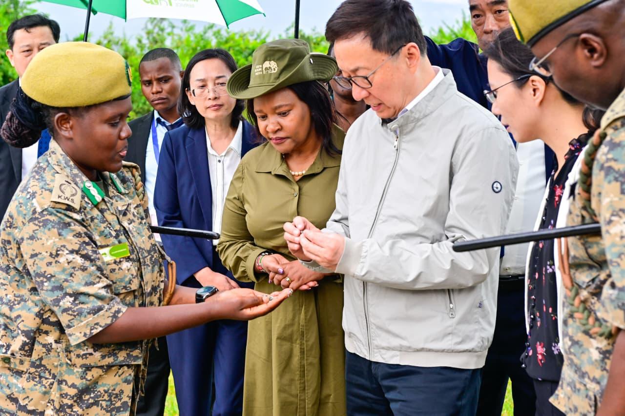 China Vice President visits Nairobi National Park during official trip to Kenya