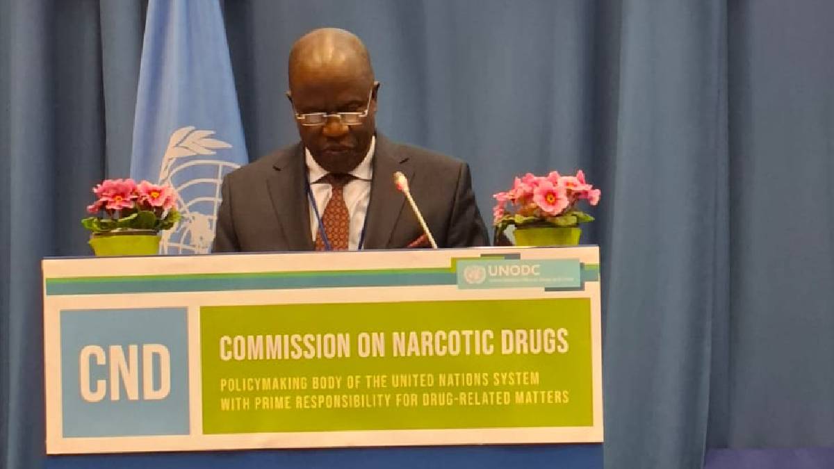 Kenya calls for enhanced global cooperation to counter synthetic drug threat at Vienna forum