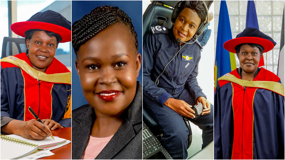 Meet Dr. Dobby, Kenya’s first fully-rated female police pilot; Mother of 5 holds a BCOM, MBA, Master’s Degree and a PhD